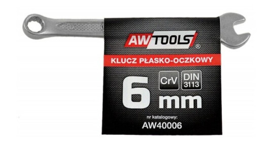 Awtools Kombinasjonsnøkkel 6 Mm (Aw40006)