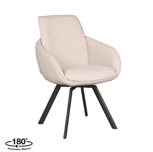 Trend Collection Beauty Spisestol – Natur Boucle