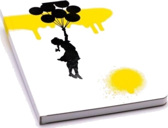 Pininfarina Segno Notatbok Pininfarina Banksy 14X21 Cm 128 Sider Balloon