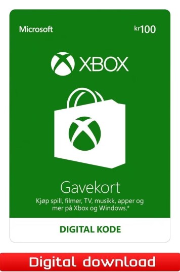 Xbox Live gavekort 100 NOK