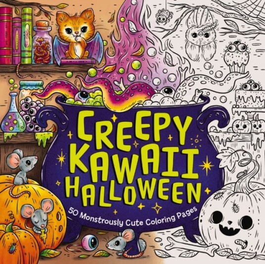 Creepy Kawaii Halloween 50 Monstrously Cute Coloring Pages