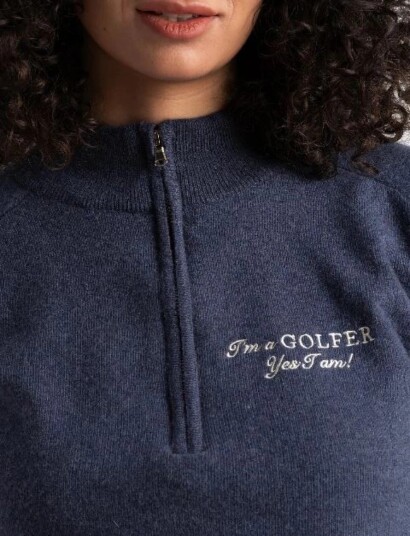 Cross Sportswear W Greta Igy2 1/2 Zip Navy L