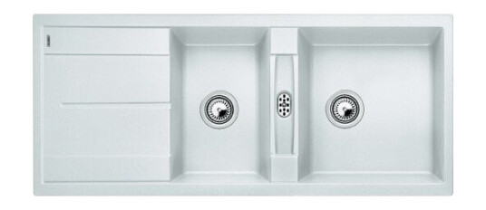 Blanco Metra 8S kjøkkenvask 116x50 cm hvit Blanco Metra 8S kjøkkenvask 116x50 cm hvit
