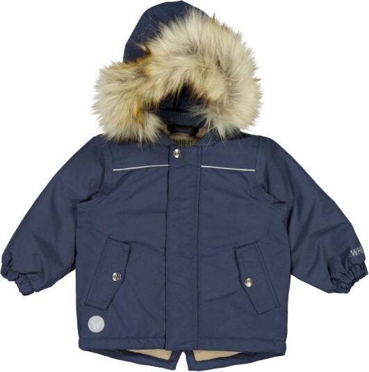 Wheat Vinterjakke Baby Kasper Tech Sea Storm Baby (74 / 9 mnd)