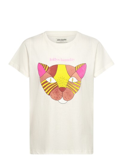 Lollys Laundry Romall Cat Tee White XL