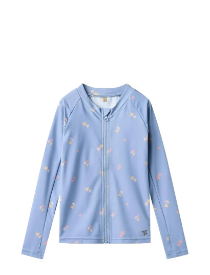 Wheat Swim T-Shirt L/S Zip Ada Blue 80 Wheat Swim T-Shirt L/S Zip Ada Blue 80