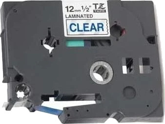 TB TZE-133 P-Touch Tape Blå på Klar 12mm (8m) erstatter Brother TZE-133
