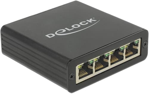 DeLOCK SuperSpeed USB nettverksadapter - 4 porter (Gigabit)