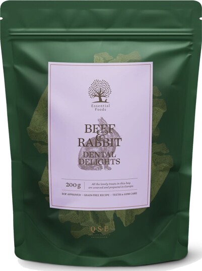 Essential Foods Beef Rabbit Dental Delights 200 G