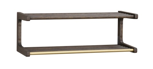 Rowico Home Inverness hattehylle Brun eik 80 x 32 cm Brun