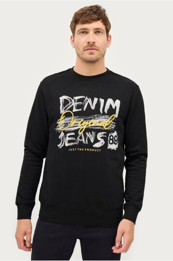 Ellos Collection Collegegenser Hank Svart