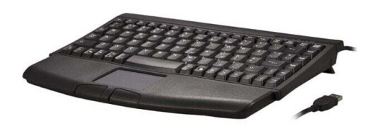 Deltaco SVENSK Mini-tastatur med Touch - Tastatur - Nordisk - Svart Deltaco SVENSK Mini-tastatur med Touch - Tastatur - Nordisk - Svart