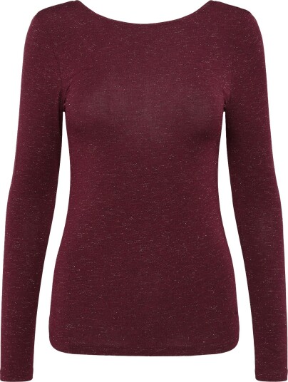 Triumph Beauty Layers Top Lsl Lurex CLARET L