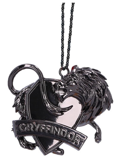 Nemesis Now Gryffindor Crest Hengende Ornament Julepynt i Sølv - Harry Potter 6 cm Nemesis Now Gryffindor Crest Hengende Ornament Julepynt i Sølv - Harry Potter 6 cm