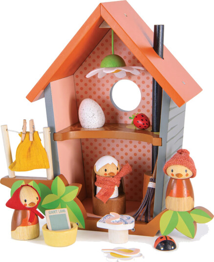 Tender Leaf Robin"s Nest Box - Multi/patterned - ONE SIZE Tender Leaf Robin"s Nest Box - Multi/patterned - ONE SIZE