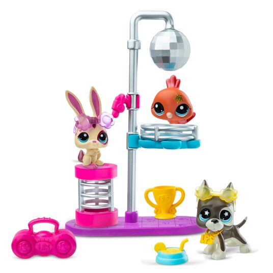 Littlest Pet Shop Disco Nights Lekesett med Figurer for barn 4+ år Littlest Pet Shop Disco Nights Lekesett med Figurer for barn 4+ år