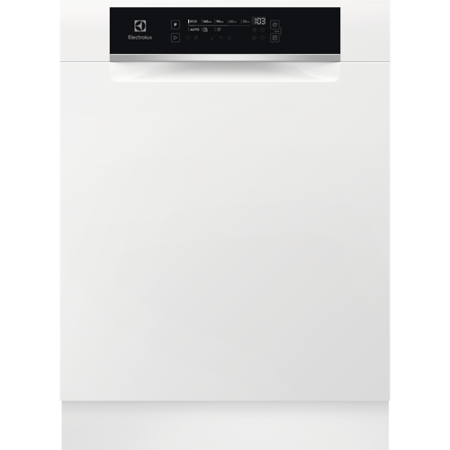 Electrolux 700 GlassCare Underbygd Oppvaskmaskin Hvit med 8 Programmer