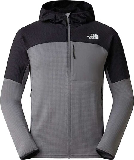 The North Face M Polartec Powergrid Stormgap Hoodie Smoked Pearl/Tnf Black The North Face M Polartec Powergrid Stormgap Hoodie Smoked Pearl/Tnf Black