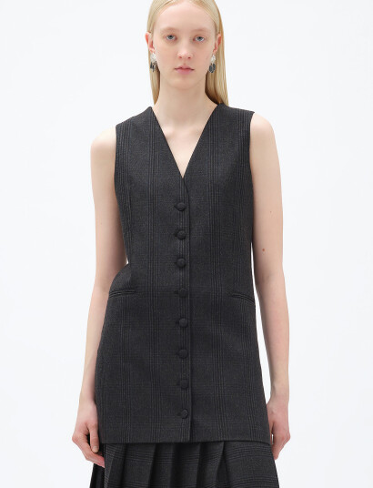 REMAIN Birger Christensen Suiting Vest - Black - 36