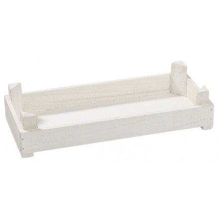Diverse Trekasse Brett Hvit 35x15x8cm 1 stk