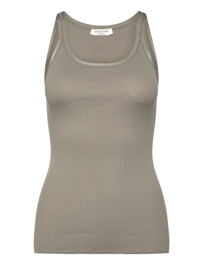 Rosemunde Rwbelle Silk U Neck Strap Elastic T Khaki green XS