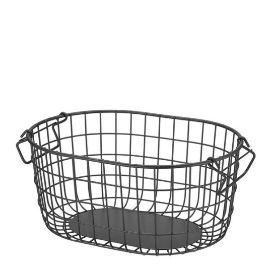 Blomus Kago lagringskurv 37x27x17 cm rund antrasitt Blomus Kago lagringskurv 37x27x17 cm rund antrasitt