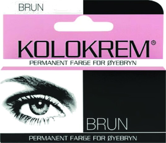Kolokrem Øyenbrynsfarge Brun 1 stk.