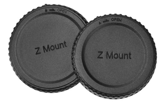 Caruba Rear Lens and Body Cap Nikon Z Bakre objektiv og kamerahusdeksel Z-fatn