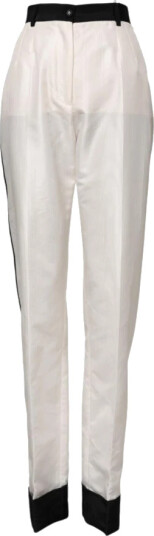 Dolce & Gabbana Dame Bukser Hvit S,