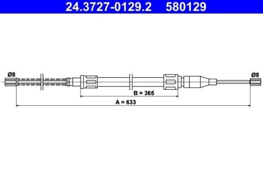 Bremsewire ATE 24.3727 0129.2
