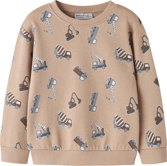 Name It Nmmvimo Ls Nreg Aop Sweat Bru Beige 86 Name It Nmmvimo Ls Nreg Aop Sweat Bru Beige 86