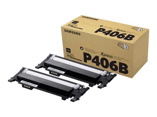 Hp Original Clt-P406b Twin-Pack Toner Svart 3000 Sider (Clt-P406b/Els) For Clp-C365, Clp-360, Clx-3305