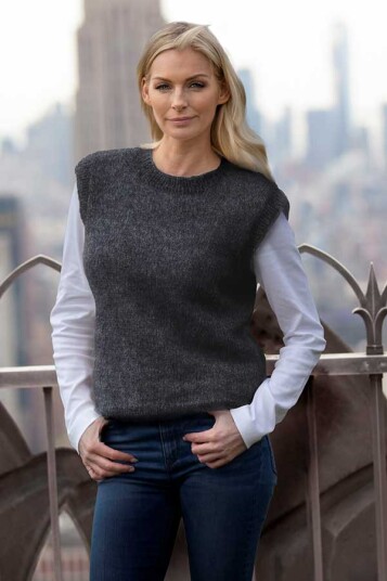Viking Garn 2025 1 Clara Vest Sort