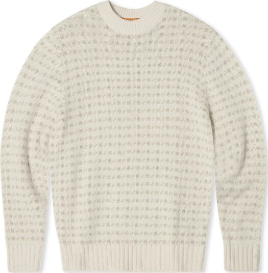 Garphyttan Men"s Fisherman Sweater Offwhite XL