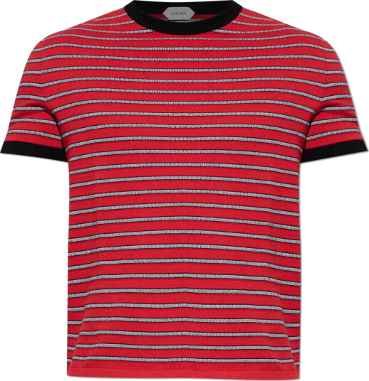 Versace Herre Topper Rød M,