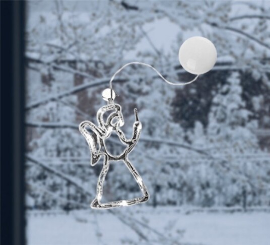LED-lampe for julen, Angel