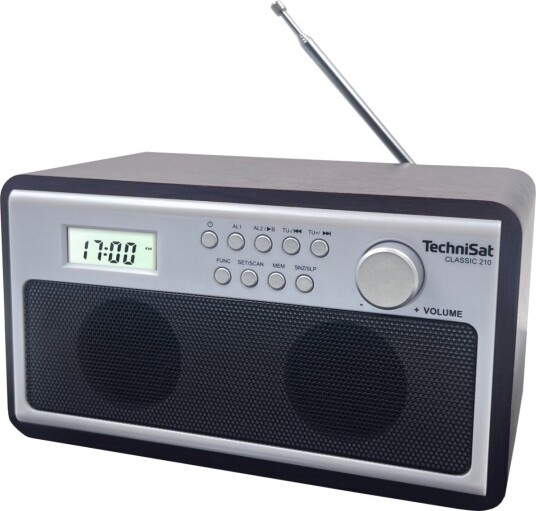 TechniSat Classic 210 Radio Sølv/Tre