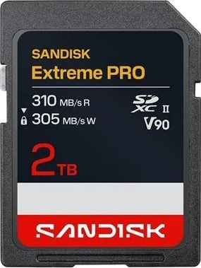 SANDISK Extreme PRO - flash memory card - 2 TB - SDXC UHS-II