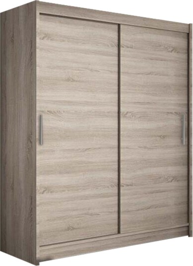 Leila Garderobe 150 cm Skyvedører - Lys Eik