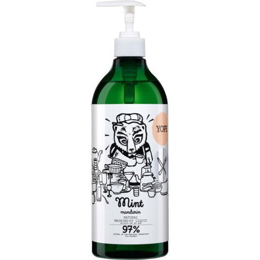 Yope Natural Washing Up Liquid Mint And Mandarin 750ml