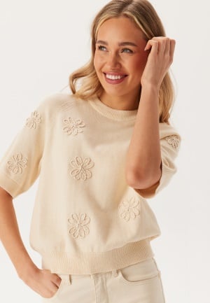 Object Collectors Item Objlaney Rubin Ss Pullover Sandshell Detail:sandshell Sma M