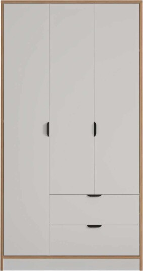Olyros garderobe 97x182 cm - Hvit