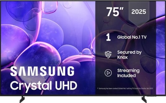 Samsung 75" U8095F 4K Smart-TV med Crystal Processor og HDR