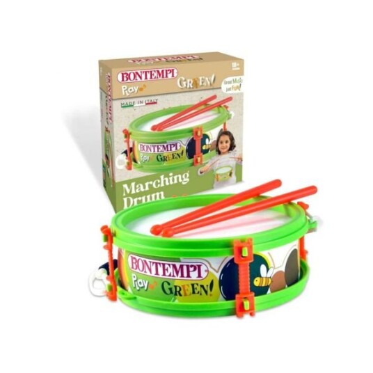 Bontempi Play Green Tromme i Kasse 3+ Bontempi Play Green Tromme i Kasse 3+