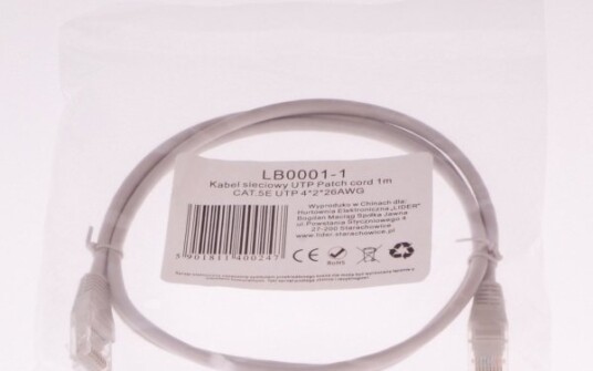 Libox Utp 1M Cat.5E Utp 4X2x26 Awg