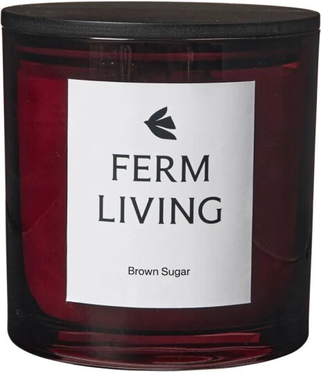 Ferm Living Vitto duftlys 50 t Mørk drue