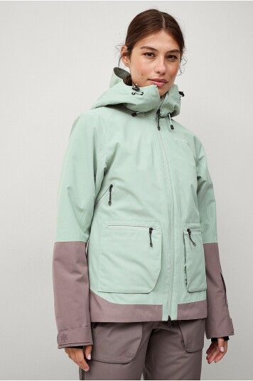 Áhkká Skijakke Ski Jacket W Grønn