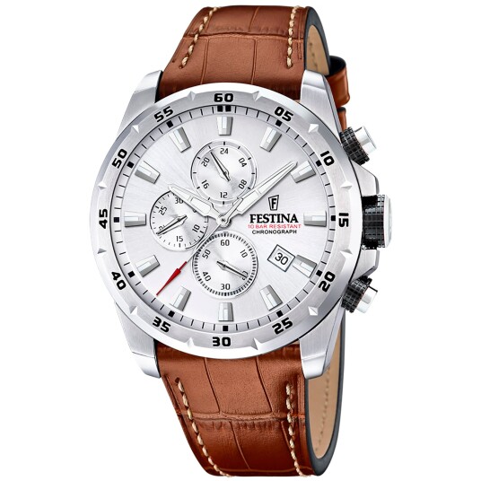 Festina Chronograph F20692/1 - Herre - 45 mm - Analog - Kvarts urverk - Mineralglas