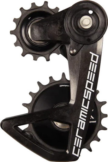 Ceramicspeed OSPW ALPHA trinsehjul til Shimano GRX/XTR/XT 12S Di2 sort TEAM