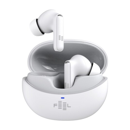 FEEL Buds 300 True Wireless ørepropper Hvite FEEL Buds 300 True Wireless ørepropper Hvite